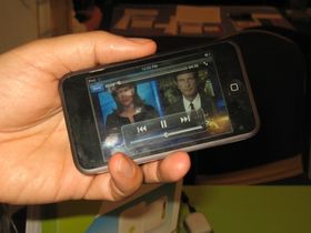 Live mobile TV on an iPod touch